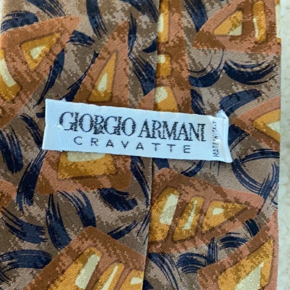 Giorgio Armani 100% pure silk tie Made in Italy - Picture 4 of 4